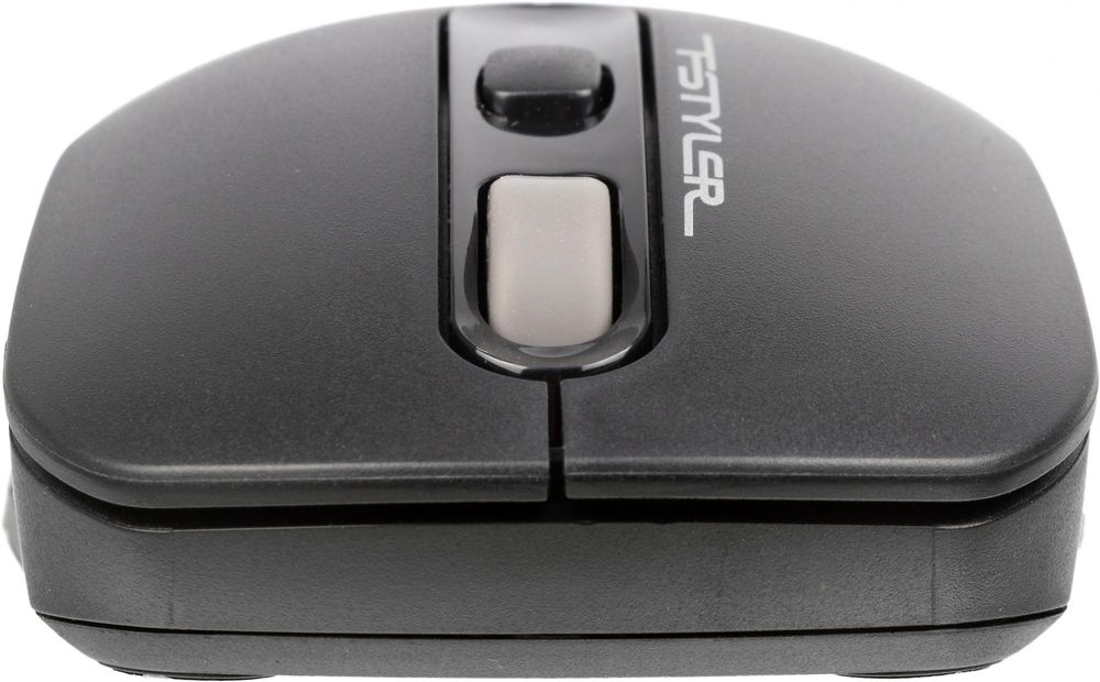Мышь A4Tech Fstyler FG10S черный/серый оптическая 2000dpi silent беспров. USB для ноутбука 4but (FG10S GREY)