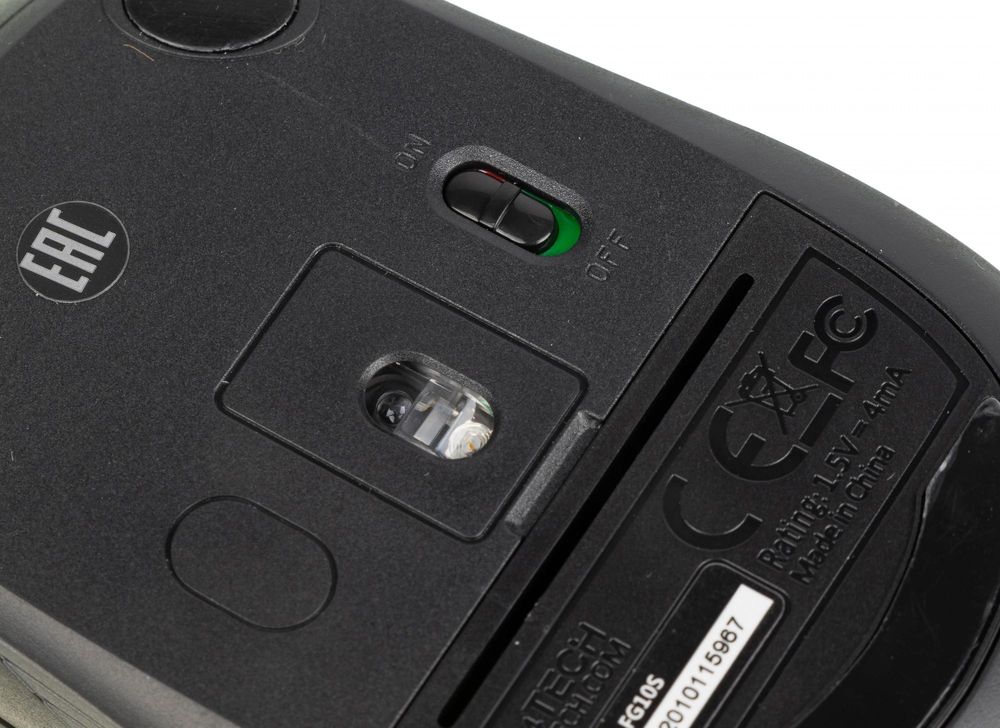 Мышь A4Tech Fstyler FG10S черный/серый оптическая 2000dpi silent беспров. USB для ноутбука 4but (FG10S GREY)