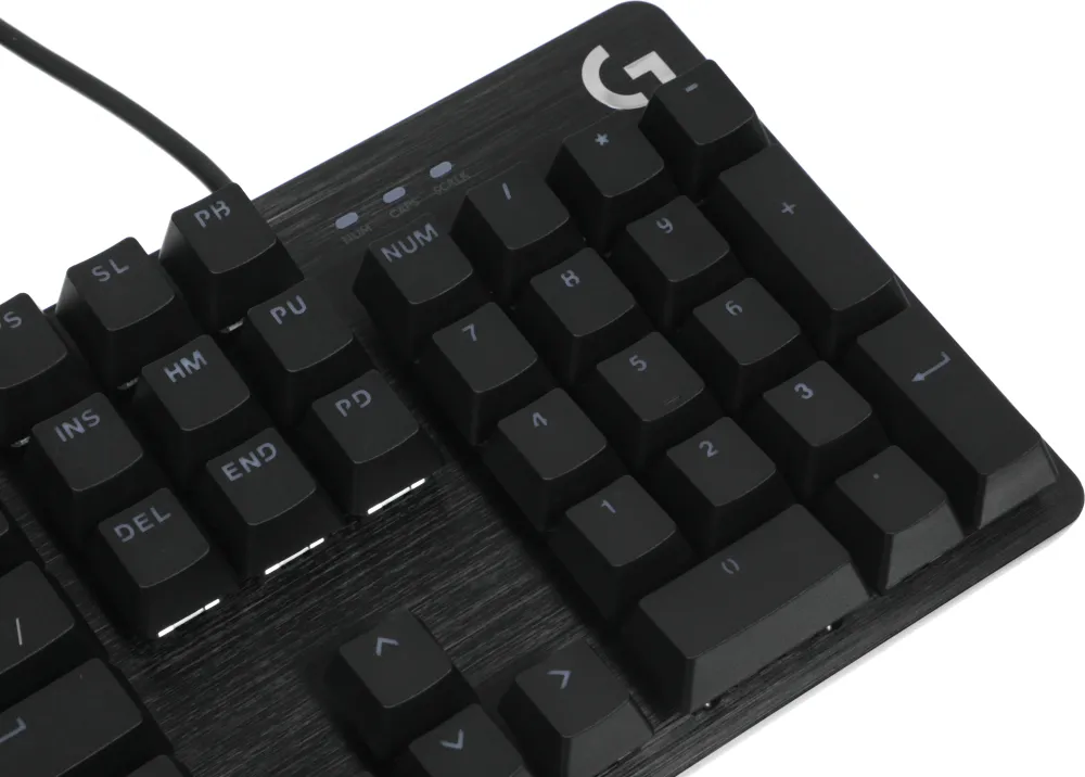 Клавиатура Logitech G412 SE механическая черный USB Multimedia for gamer LED (920-010440) кабель 1.8м