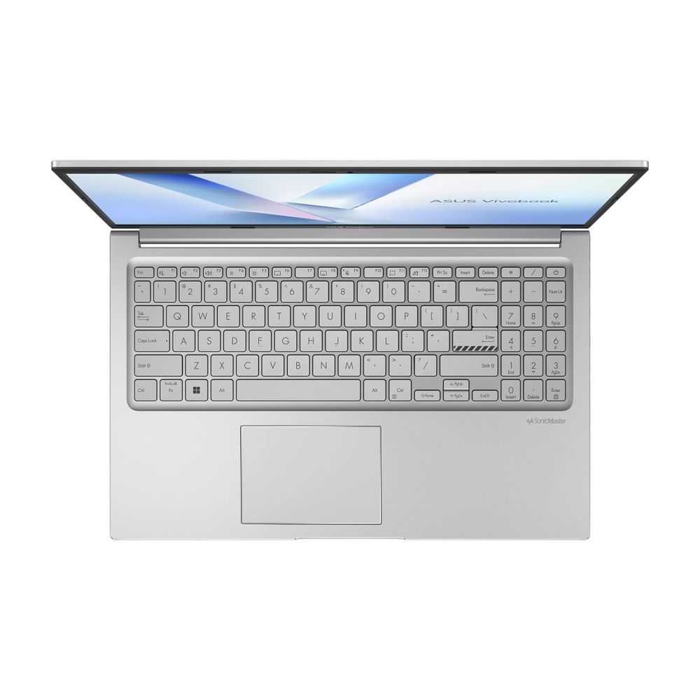 Ноутбук Asus Vivobook 15 X1504MA-BQ224 Core 5 320 8Gb SSD512Gb Intel Graphics 15.6" IPS FHD (1920x1080) без ОС silver WiFi BT Cam (90NB17I2-M01370)
