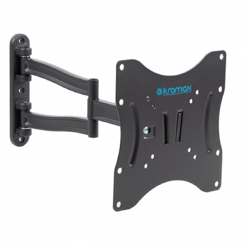 Кронштейн для телевизора Kromax TECHNO-3 серый 15"-40" макс.20кг настенный поворотно-выдвижной и наклонный