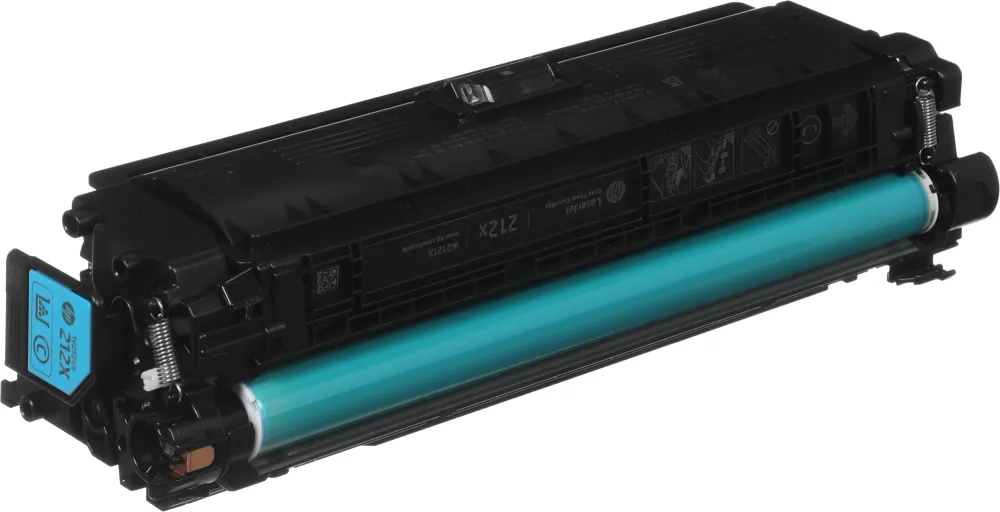 Картридж лазерный HP 212X W2121X голубой бар.в компл. (10000стр.) для HP CLJ Enterprise M554/M555
