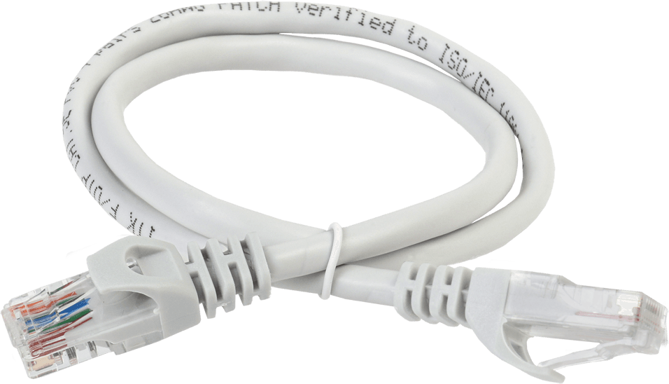 Патч-корд ITK PC01-C5EU-2M UTP RJ-45 вил.-вилка RJ-45 кат.5E 2м серый ПВХ (уп.:1шт)