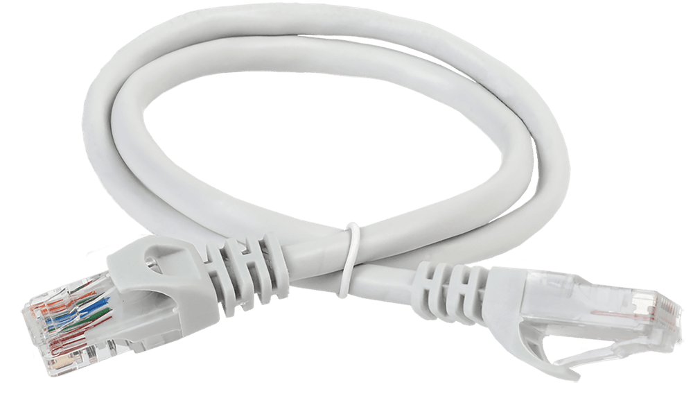 Патч-корд ITK PC01-C5EU-2M UTP RJ-45 вил.-вилка RJ-45 кат.5E 2м серый ПВХ (уп.:1шт)