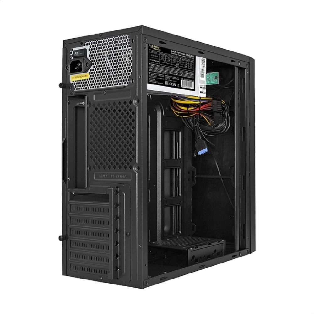 Exegate EX299361RUS Корпус Miditower ExeGate XP-333U-UNS350 (ATX, БП UNS350 с вент. 12см, 1*USB+2*USB3.0, аудио, черный)
