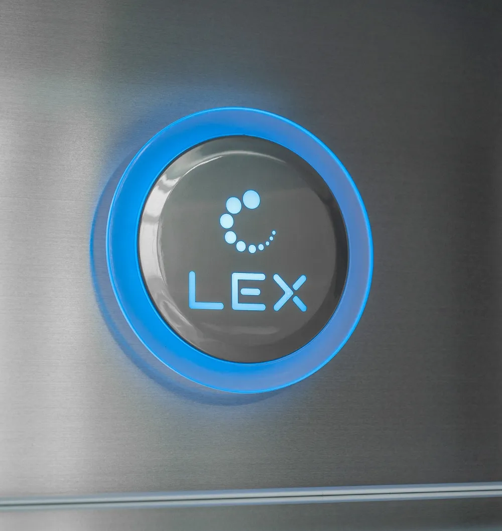 Холодильник Lex LCD505BlOrID 3-хкамерн. черный инвертер