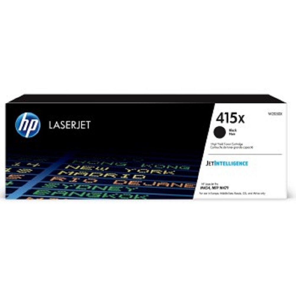 Картридж лазерный HP 415X W2030X черный бар.в компл. (7500стр.) для HP LJ M454/MFP M479