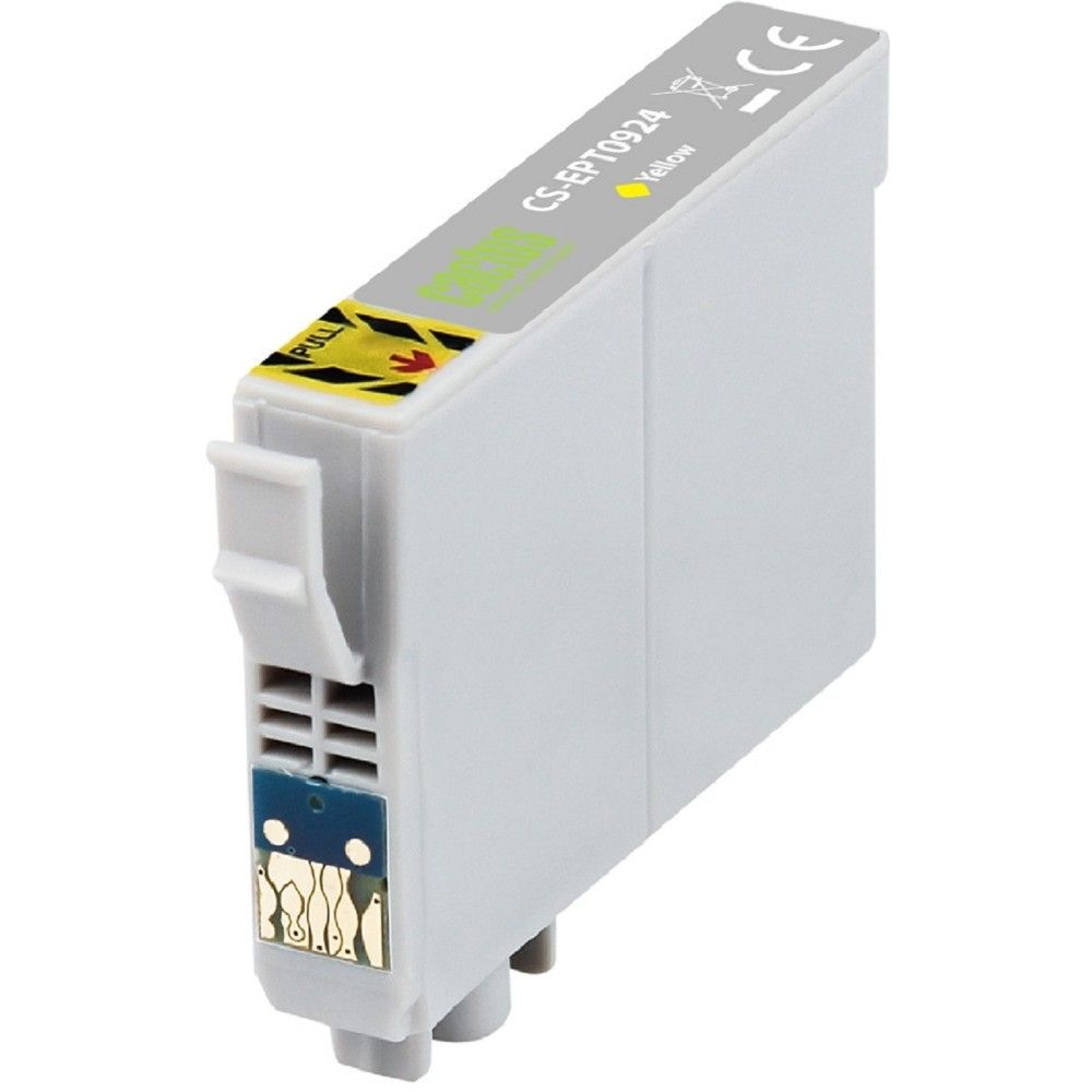 Картридж струйный Cactus CS-EPT0924 T0924 желтый (6.6мл) для Epson Stylus C91/CX4300/T26/T27/TX106/TX109/TX117/TX119 с чипом