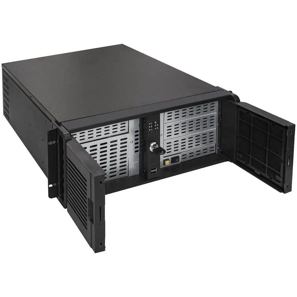 Exegate EX244605RUS Серверный корпус Exegate Pro 4U4132 <RM 19", высота 4U, глубина 480, БП 700ADS, USB>