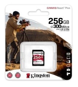 Флеш карта SDXC 256GB Kingston SDR2/256GB Canvas React Plus w/o adapter