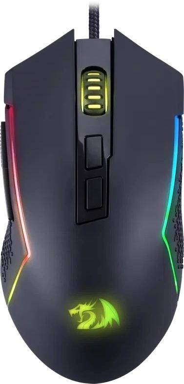 Мышь Redragon Trident Lite черный оптическая 8000dpi USB 7but (72018)