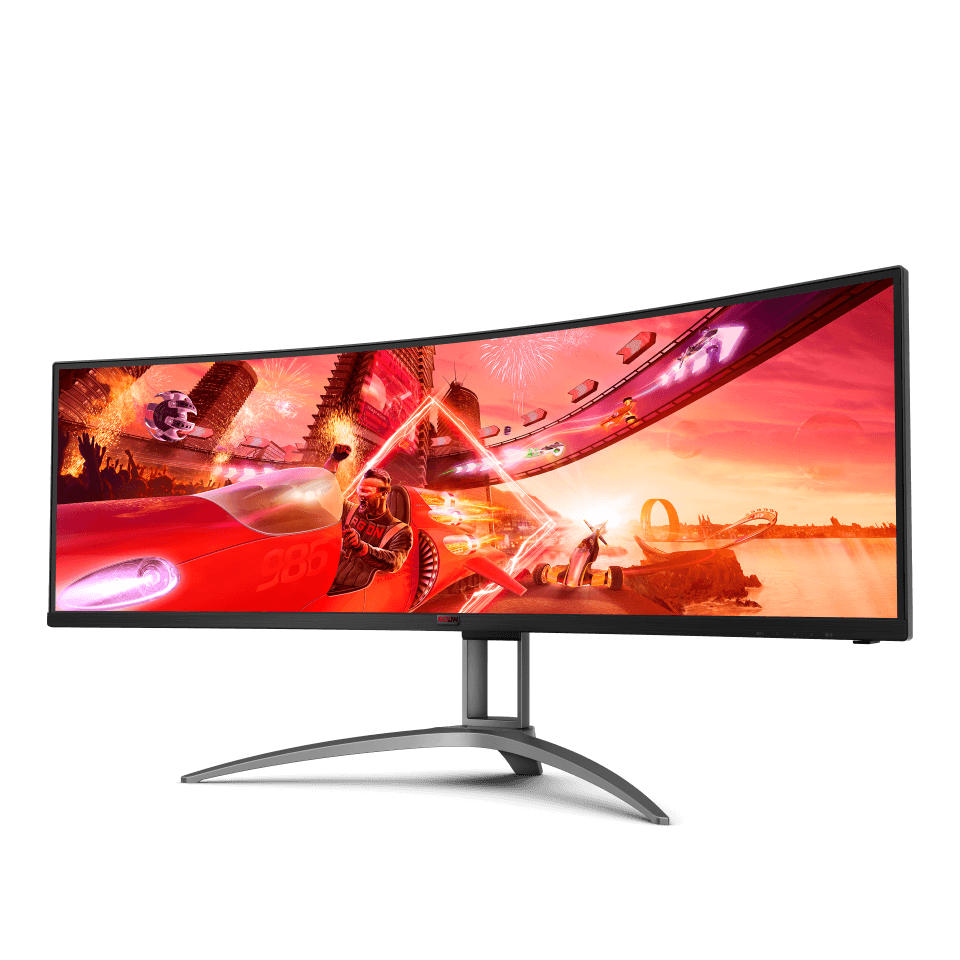 LCD AOC 49'' AG493UCX2 {VA 5140x1440 165Hz 1ms 178/178 550cd 3000:1 8bit DisplayHDR400 3xHDMI2.0 DisplayPort1.4 3xUSB3.2 USB-C(65W) 2x5W VESA}