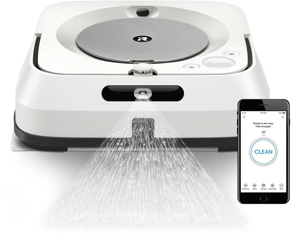 Пылесос-робот Irobot Braava Jet m6 50Вт белый