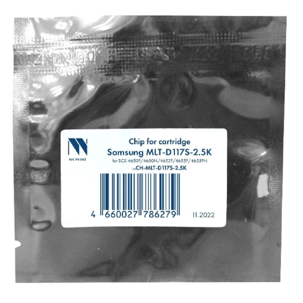 NV Print (NV-CH-MLT-D117S) Чип  для Samsung MLT-D117S для SCX-4650F/4650N/4652F/4655F/4655FN (2.5K)