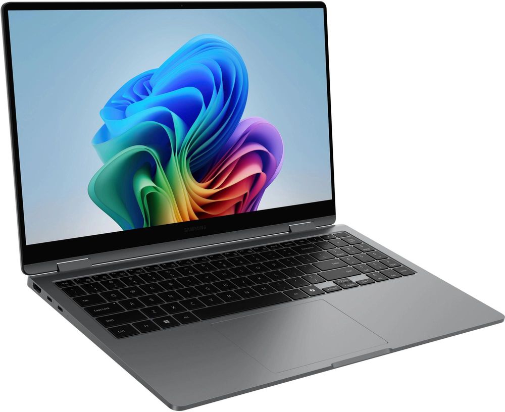 Ноутбук Samsung Galaxy Book 5 360 NP750 Core Ultra 7 256V 16Gb SSD512Gb Intel Arc 140V 15.6" AMOLED Touch FHD (1920x1080) Windows 11 Home Multi Language grey WiFi BT Cam (NP750QHA-LG2IN)