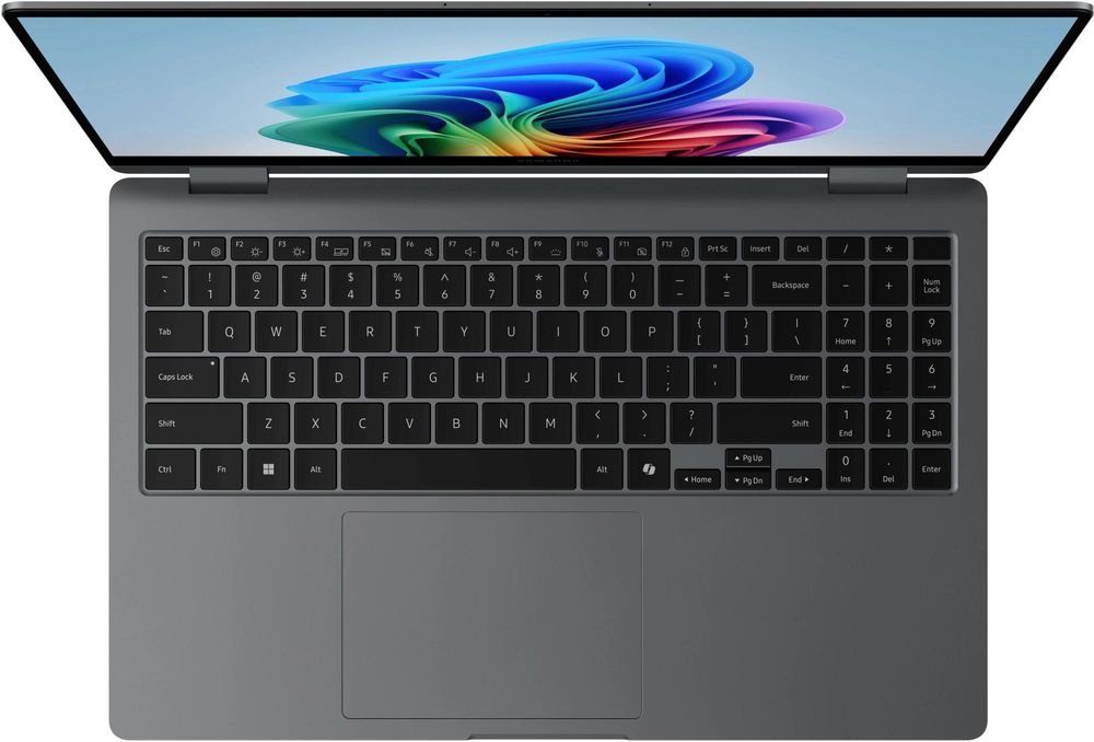 Ноутбук Samsung Galaxy Book 5 360 NP750 Core Ultra 7 256V 16Gb SSD512Gb Intel Arc 140V 15.6" AMOLED Touch FHD (1920x1080) Windows 11 Home Multi Language grey WiFi BT Cam (NP750QHA-LG2IN)