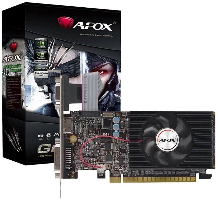 Видеокарта Afox GT610 2GB GDDR3 64bit VGA DVI HDMI 1FAN LP RTL