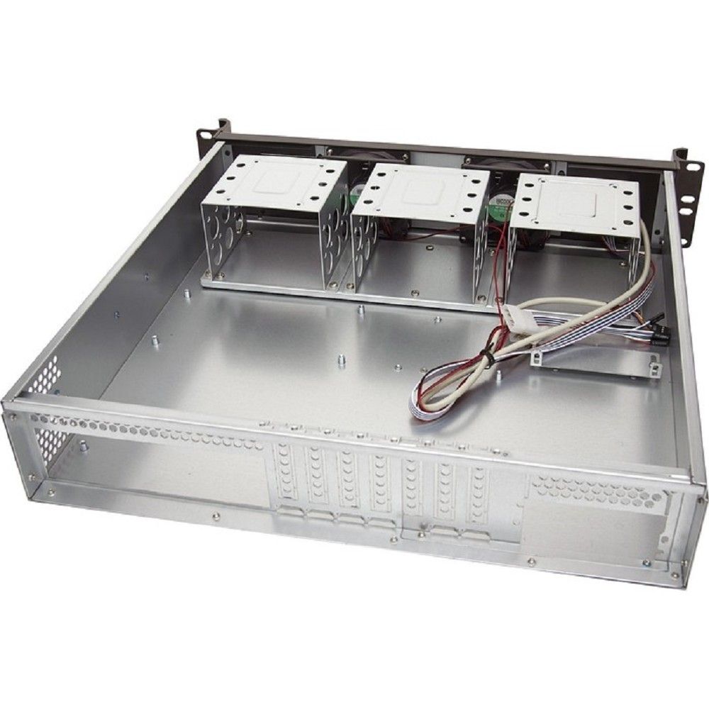 Exegate EX281969RUS Серверный корпус ExeGate Pro 2U420-06 <RM 19", высота 2U, глубина 420, БП 2U-600ADS, USB>