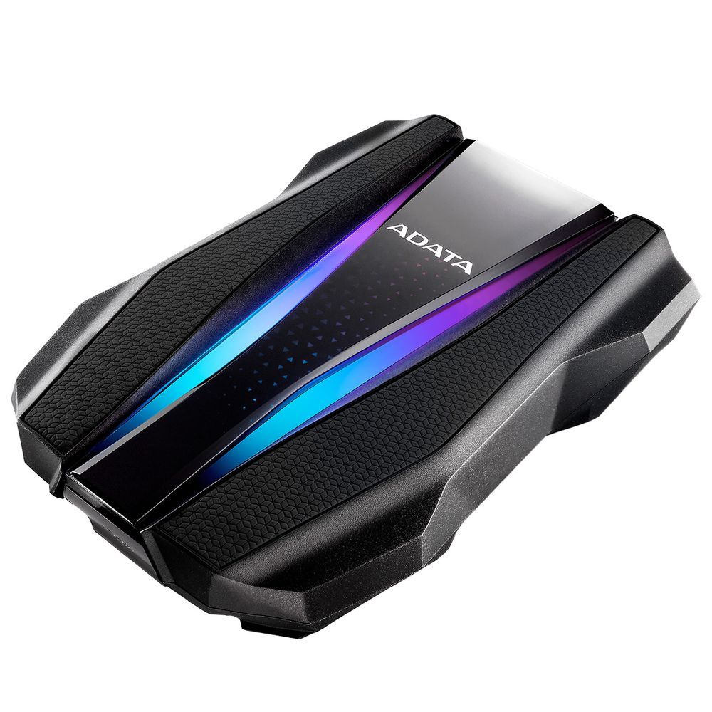 Жесткий диск внешний ADATA HD770G AHD770G-2TU32G1-CBK 2TB 2.5" USB 3.2 Gen 1, RGB, Military-grade shock-resistance, Protect Water and Dust IP68, Gaming Stockpile, Black, RTL {20} (772226)