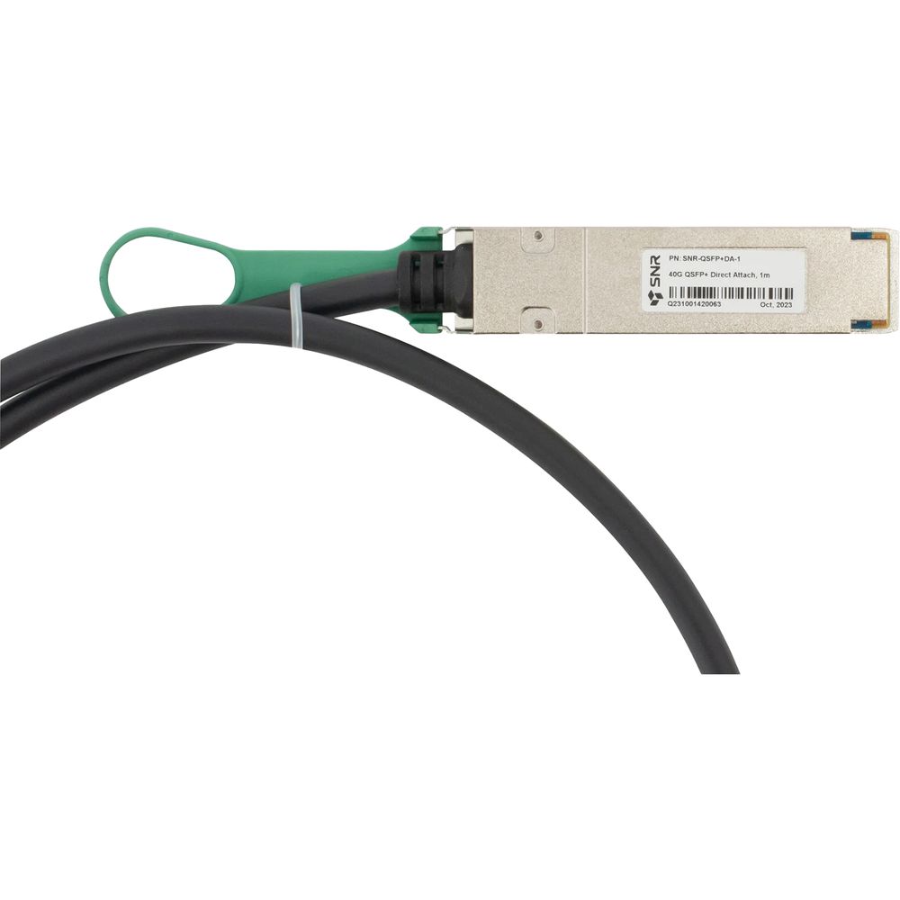 SNR SNR-QSFP+DA-1 Модуль 40G QSFP+ Direct Attach, дальность до 1м