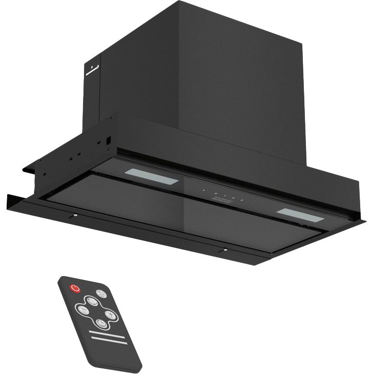 Вытяжка Franke 305.0738.600/ Best, Вытяжка EVO 60 BK, Встраиваемая вытяжка, воздухопроизводительность 1000 м3/ч, периметральное всасывание, сенсорное управление, пульт ДУ в комплекте, таймер остаточного хода, низковольтная панель - позволяет установить вы