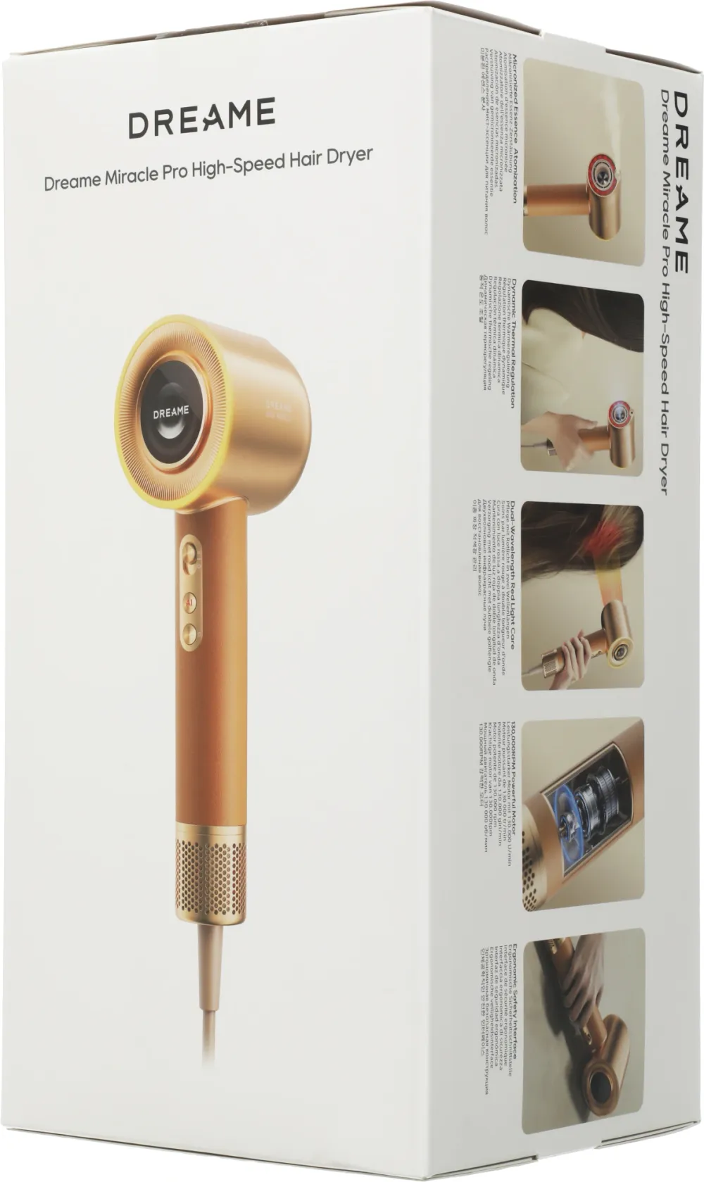 Фен Dreame Miracle Pro High-speed 1600Вт золотистый (АНХ30)