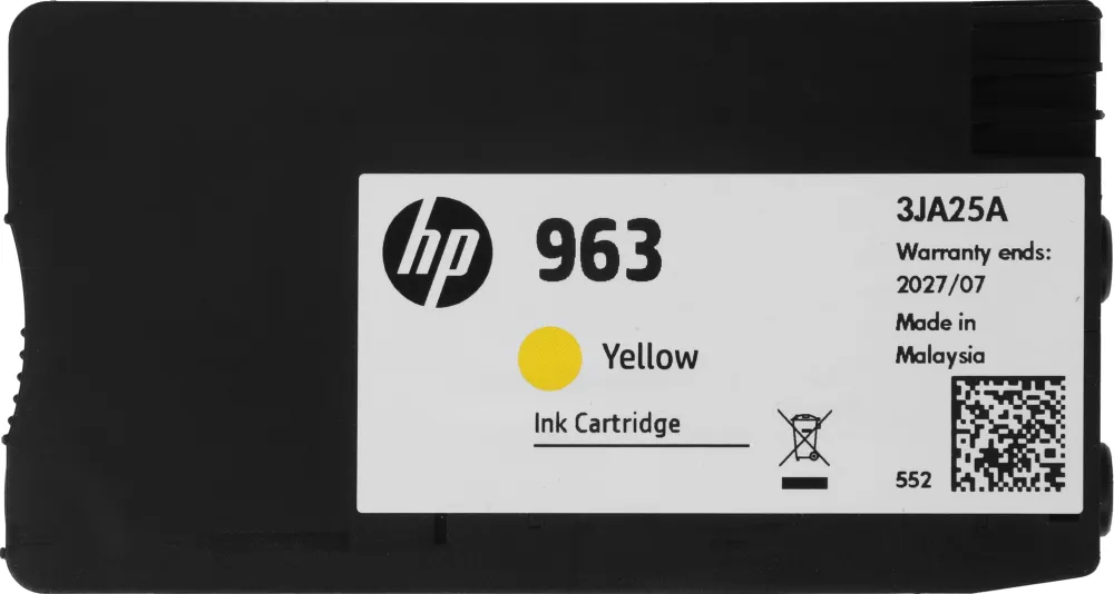 Картридж струйный HP 963 3JA25AE желтый (700стр.) для HP OfficeJet Pro 901x/902x HP