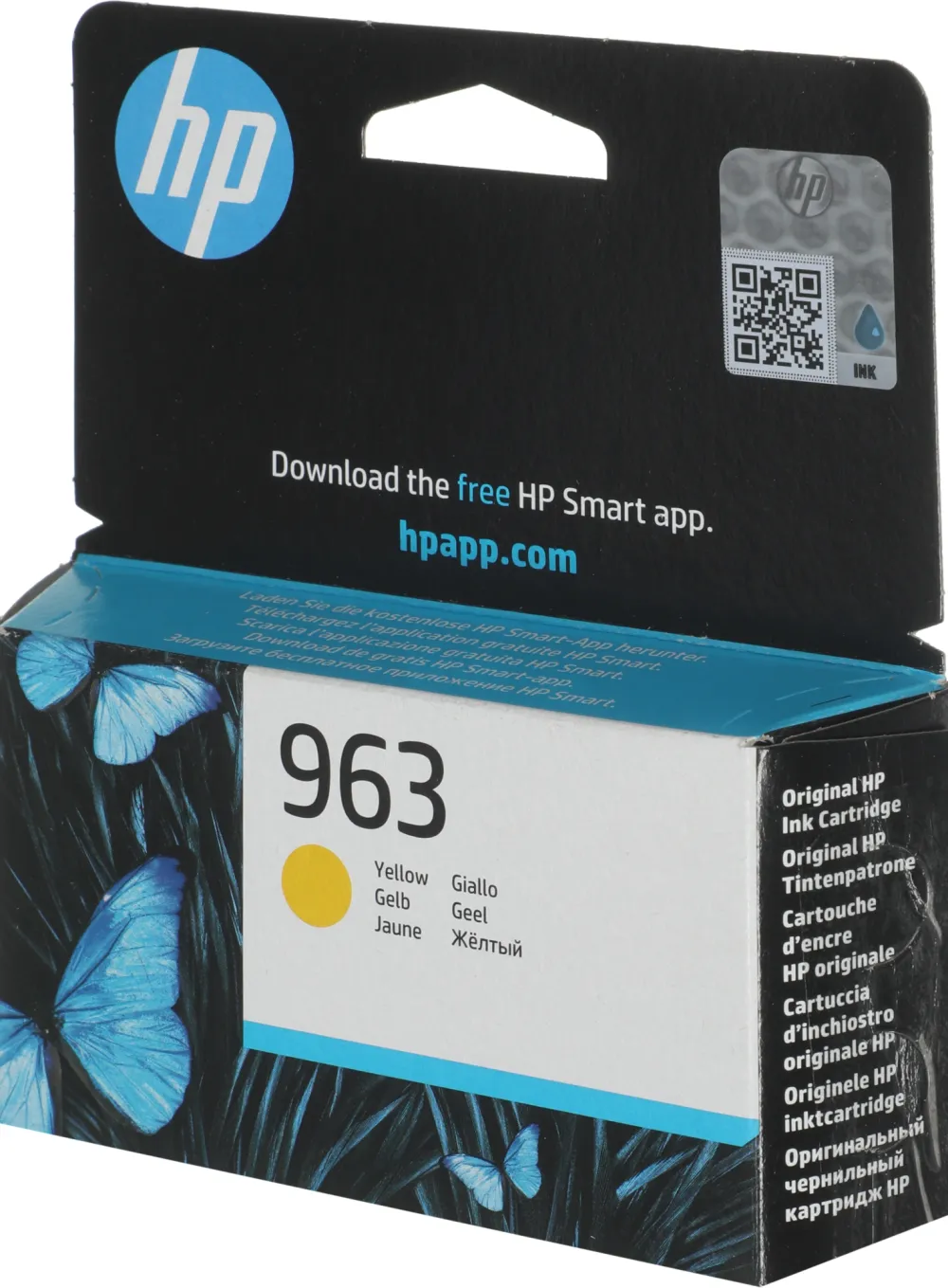 Картридж струйный HP 963 3JA25AE желтый (700стр.) для HP OfficeJet Pro 901x/902x HP