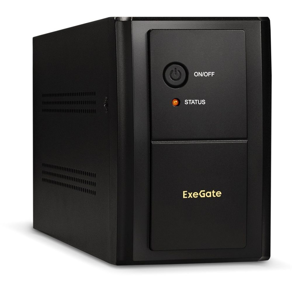Exegate EP285516RUS ИБП ExeGate SpecialPro UNB-2000.LED.AVR.EURO.RJ <2000VA/1200W, LED, AVR, 4 евророзетки, RJ45/11, Black>
