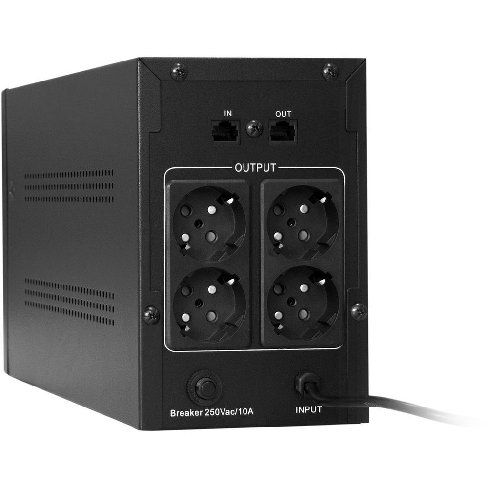 Exegate EP285516RUS ИБП ExeGate SpecialPro UNB-2000.LED.AVR.EURO.RJ <2000VA/1200W, LED, AVR, 4 евророзетки, RJ45/11, Black>