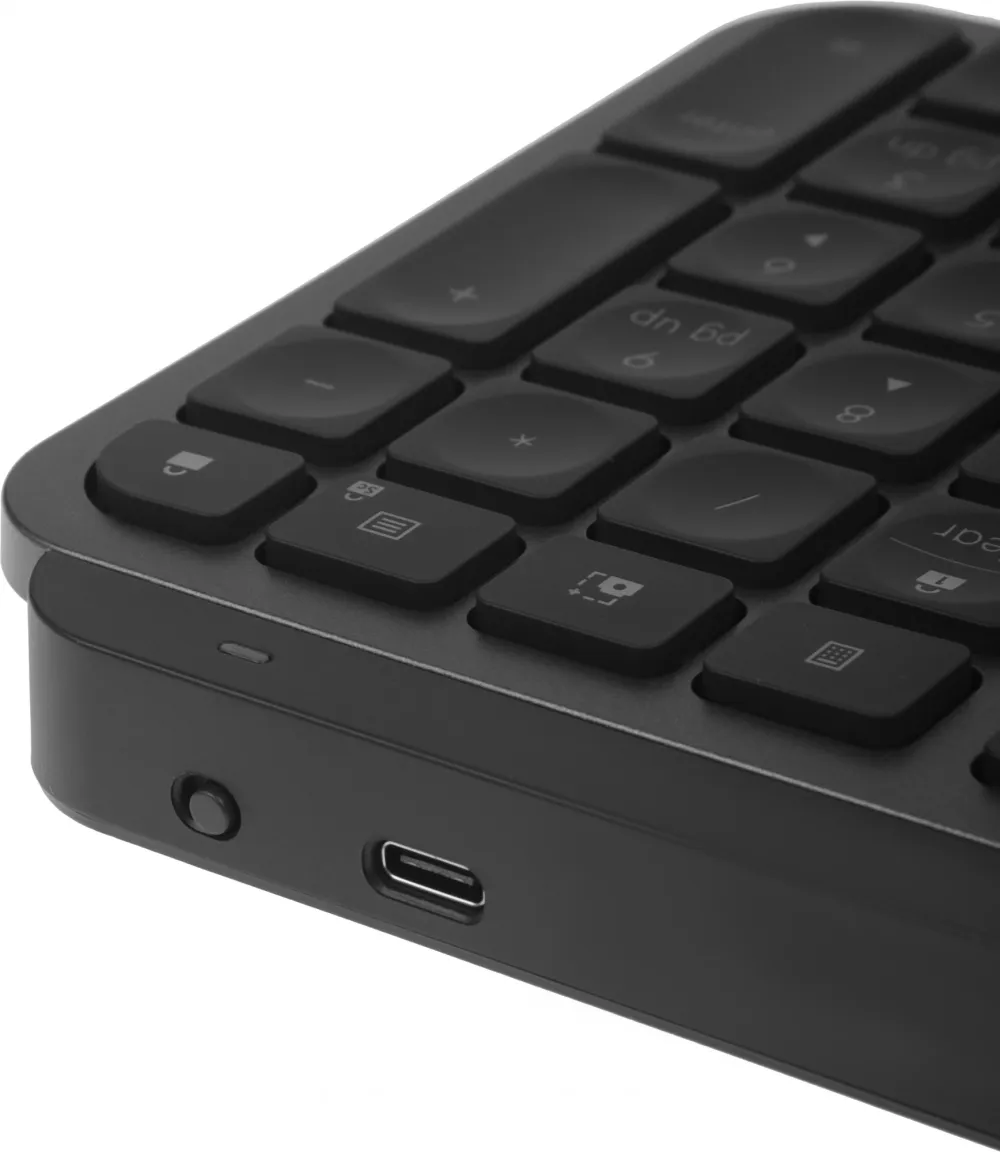 Клавиатура Logitech MX Keys S графитовый/черный USB беспроводная BT/Radio LED (920-011600)