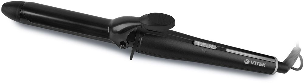 Щипцы Vitek 2523-VT 35Вт черный макс.темп.:200С покрытие:турмалиновое (2523-VT-01)