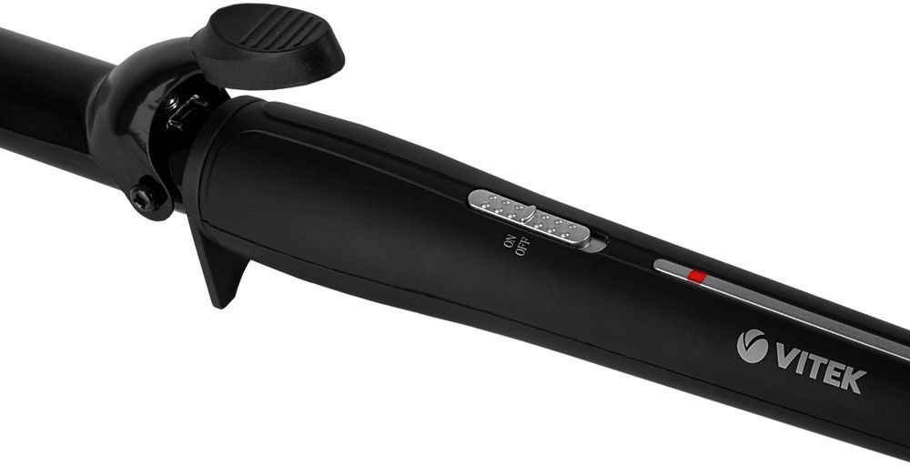 Щипцы Vitek 2523-VT 35Вт черный макс.темп.:200С покрытие:турмалиновое (2523-VT-01)
