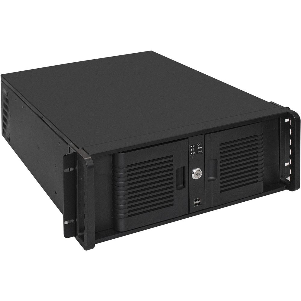Exegate EX293571RUS Серверный корпус ExeGate Pro 4U480-15/4U4132 <RM 19", высота 4U, глубина 480, БП 1200ADS, USB>