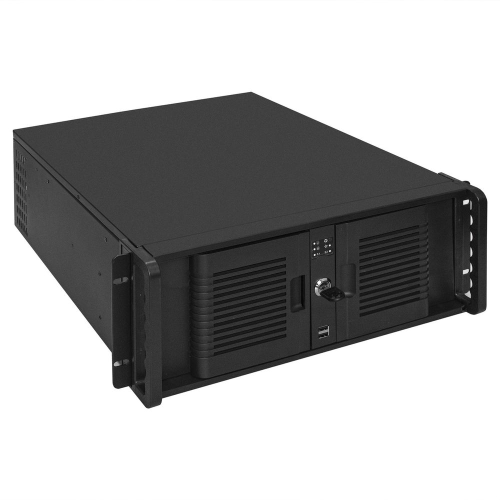 Exegate EX293571RUS Серверный корпус ExeGate Pro 4U480-15/4U4132 <RM 19", высота 4U, глубина 480, БП 1200ADS, USB>