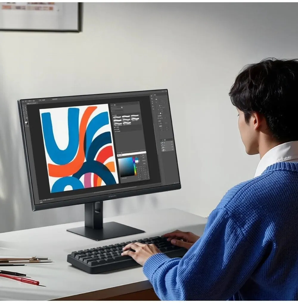 Xiaomi 23.8" A24i (EU) черный {IPS 1920x1080 100Hz 6ms 250cd HDMI DisplayPort}[ELA6416EU]