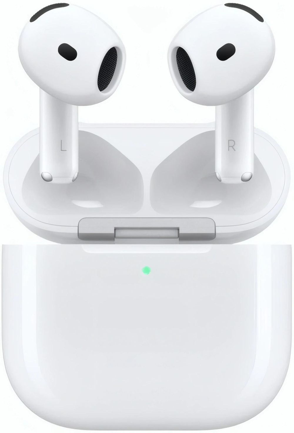 Гарнитура вкладыши Apple AirPods 4 ANC A3055,A3056,A3059 белый беспроводные bluetooth в ушной раковине (MXP93ZA/A)