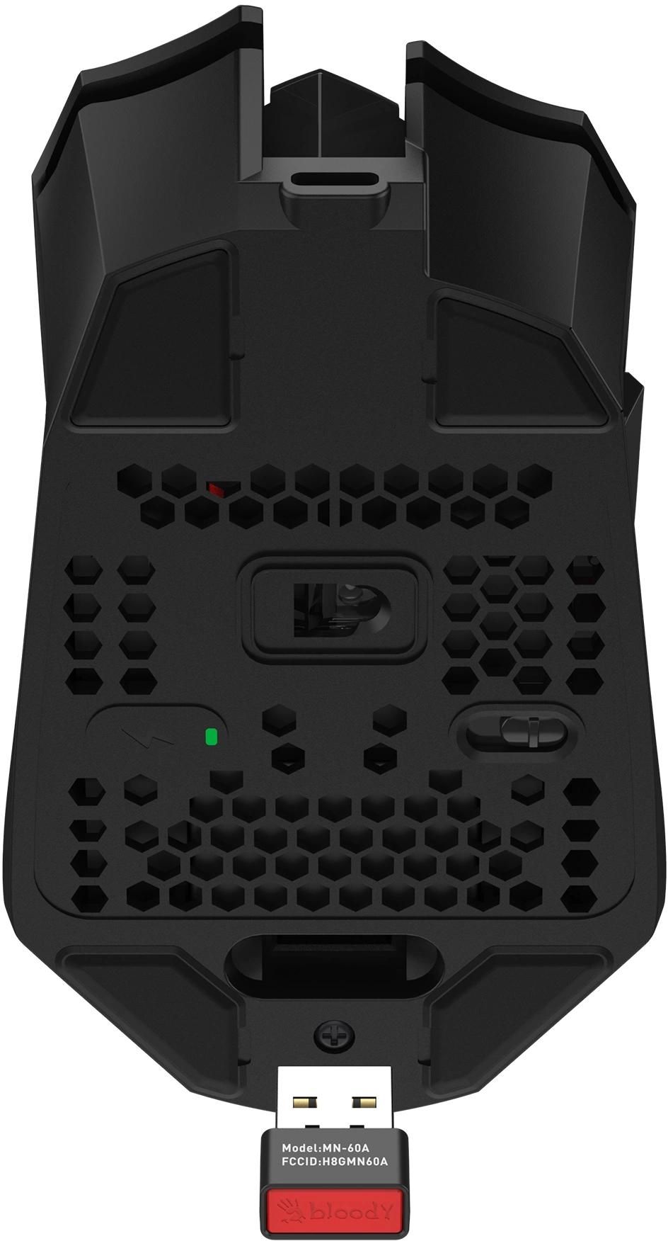 Мышь A4Tech Bloody R36 Ultra черный оптическая 12000dpi беспров. USB 7but