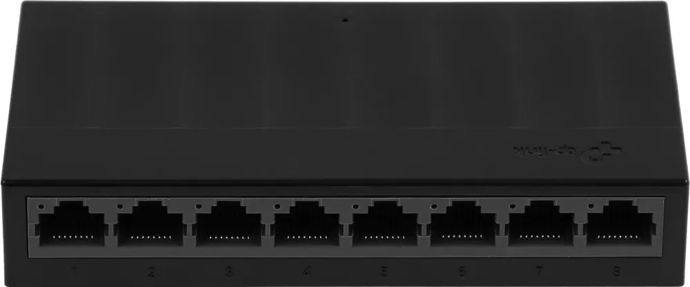 Коммутатор TP-LINK LS1008G 8-портовый гигабитный неуправляемый коммутатор, 8 портов RJ45 10/100/1000 Мбит/с, пластиковый корпус, настольный/монтируемый на стену, plug and play, энергосберегающая технология (085476)