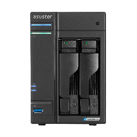 Сетевое хранилище ASUSTOR AS6702T 2-Bay NAS/Intel Celeron N1505 2,0GHz/4GB DDR4, noHDD(HDD,SSD)/2x2,5Gbe(LAN)/2xUSB3.2,HDMI