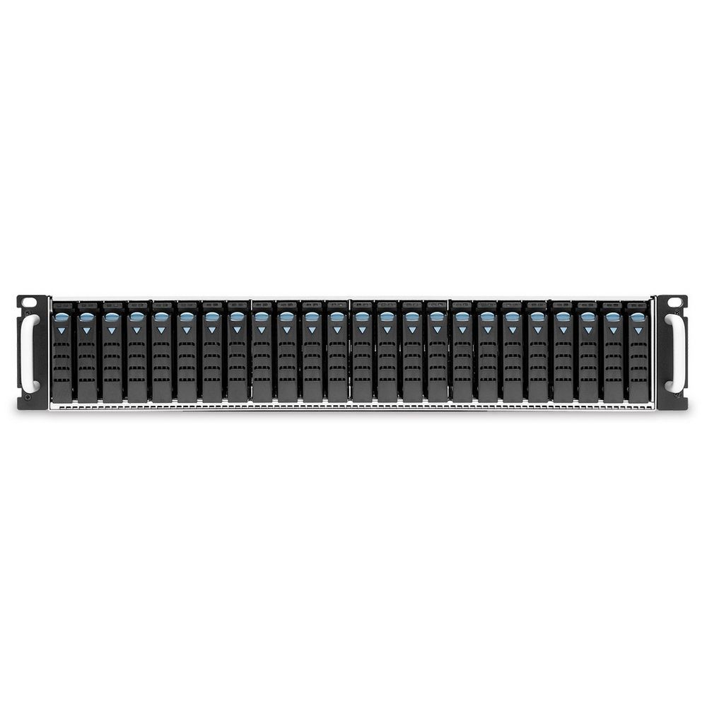 Корпус AIC XJ1-20247-02 2U 24x 2.5" hot-swap bays, hot-swap JBOD with dual SAS 24G expander controller, dual BMC, tool-less HDD tray, 800W 1+1 hot-swap redundant 80+ Platinum, tool-less rail kit (4X series)