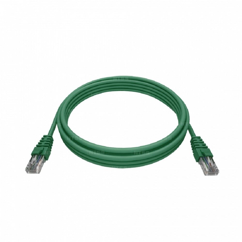 NTSS Патч-корд NTSS PREMIUM 2xRJ45/8P8C, T568B UTP CAT5e LSZH 3 метра, зеленый NTSS-PC-PM-UTP-RJ45-5e-3.0-LSZH-GN