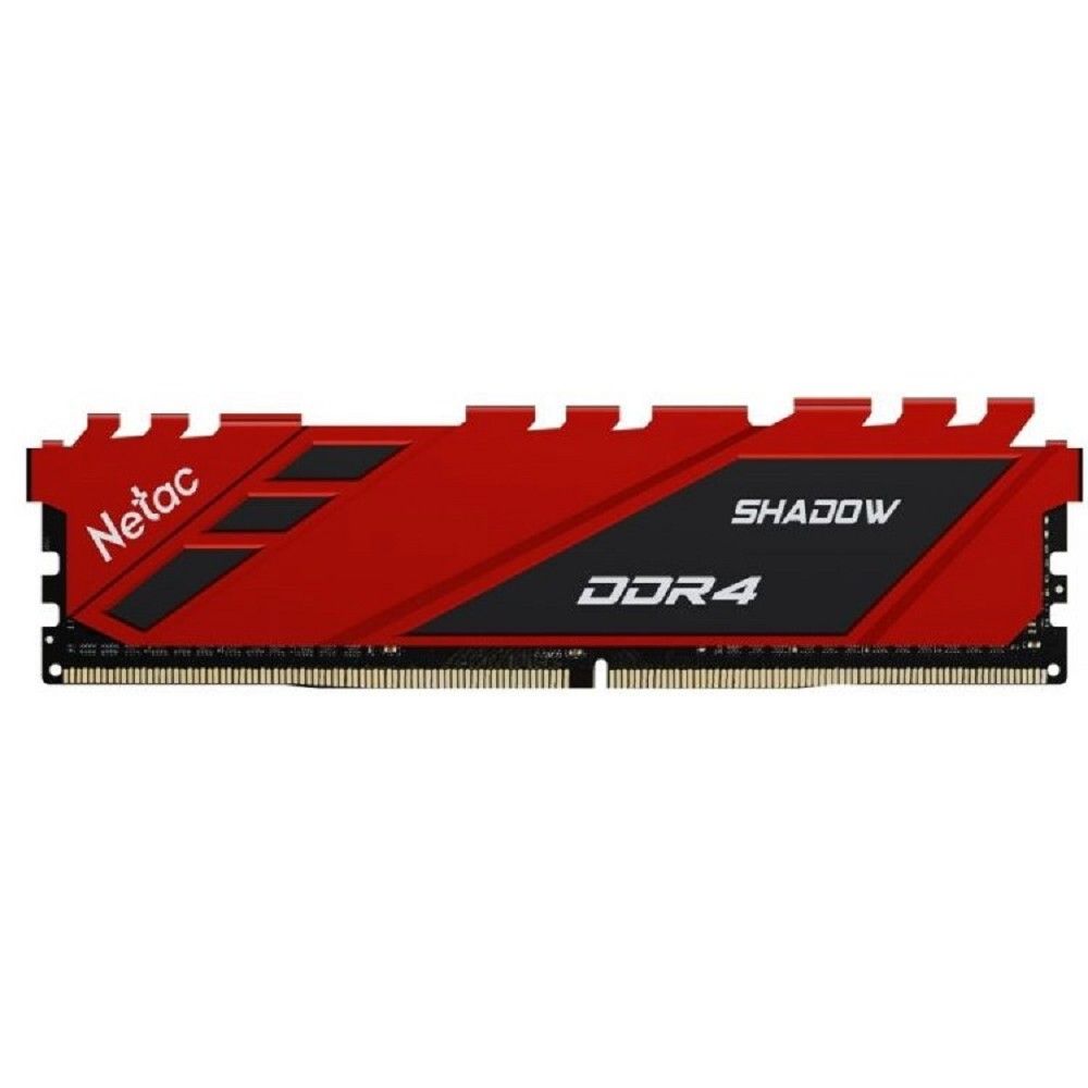 Память DDR4 8GB 3200MHz Netac NTSDD4P32SP-08R Shadow RTL Gaming PC4-25600 CL16 DIMM 288-pin 1.35В с радиатором Ret