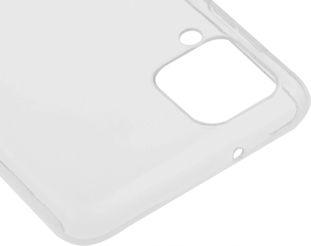 Чехол (клип-кейс) BoraSCO для Samsung Galaxy A12/M12 Silicone Case прозрачный