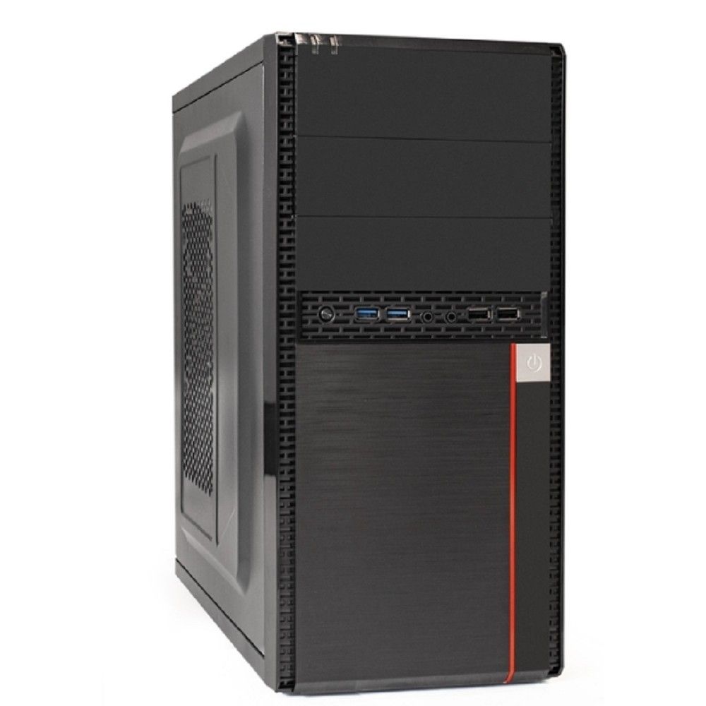 Exegate EX299291RUS Корпус Minitower ExeGate BA-204U-UNS500 (mATX, БП UNS500 с вент. 12см, 2*USB+2*USB3.0, аудио, черный)