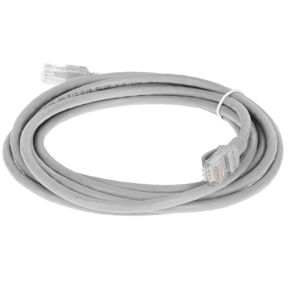 Exegate EX282006RUS Патч-корд медный UTP-RJ45-RJ45-C6-CU-3M-GY, UTP, cat.6, 3м, серый