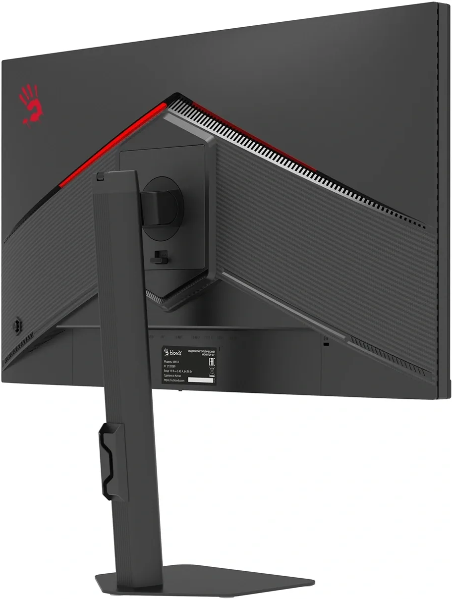 Монитор Bloody 27" MN1X черный IPS LED 1ms 16:9 HDMI M/M матовая HAS Piv 600cd 178гр/178гр 2560x1440 210Hz G-Sync FreeSync DP 2K 5.84кг