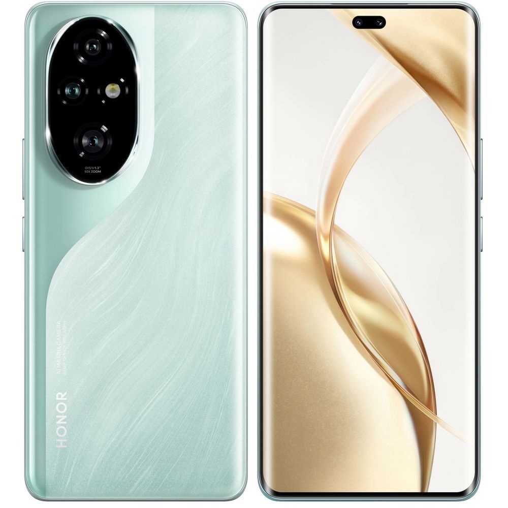 Смартфон HONOR Смартфон HONOR 200 PRO 12+512Gb зеленый (5109BFUG) 