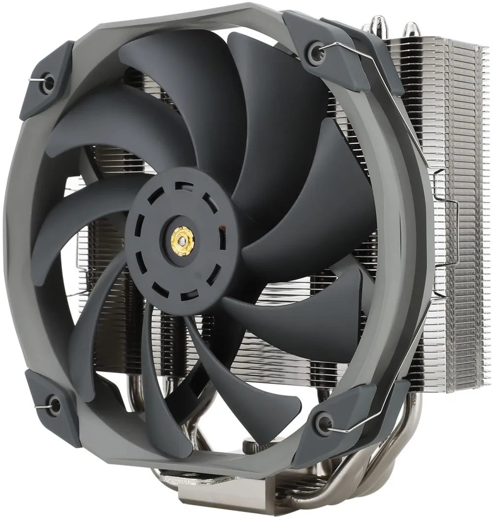 Устройство охлаждения(кулер) Thermalright TA140 EX Soc-AM4/1151/1200/2066 серый 4-pin 30.2dB Al+Cu 665gr Ret (TA140-EX)