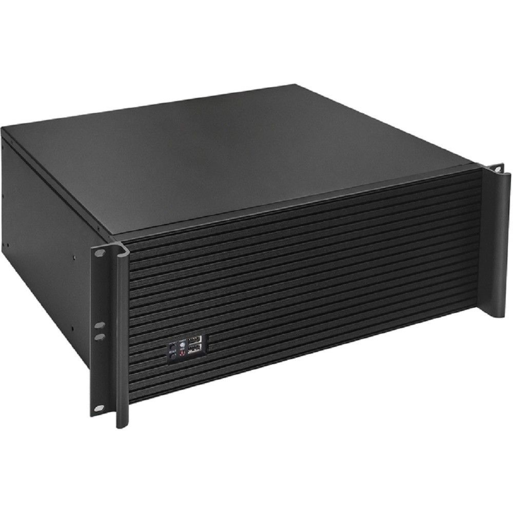 Exegate EX300045RUS Серверный корпус ExeGate Pro 4U390-05 <RM 19", высота 4U, глубина 390, БП 1000PAS, USB>